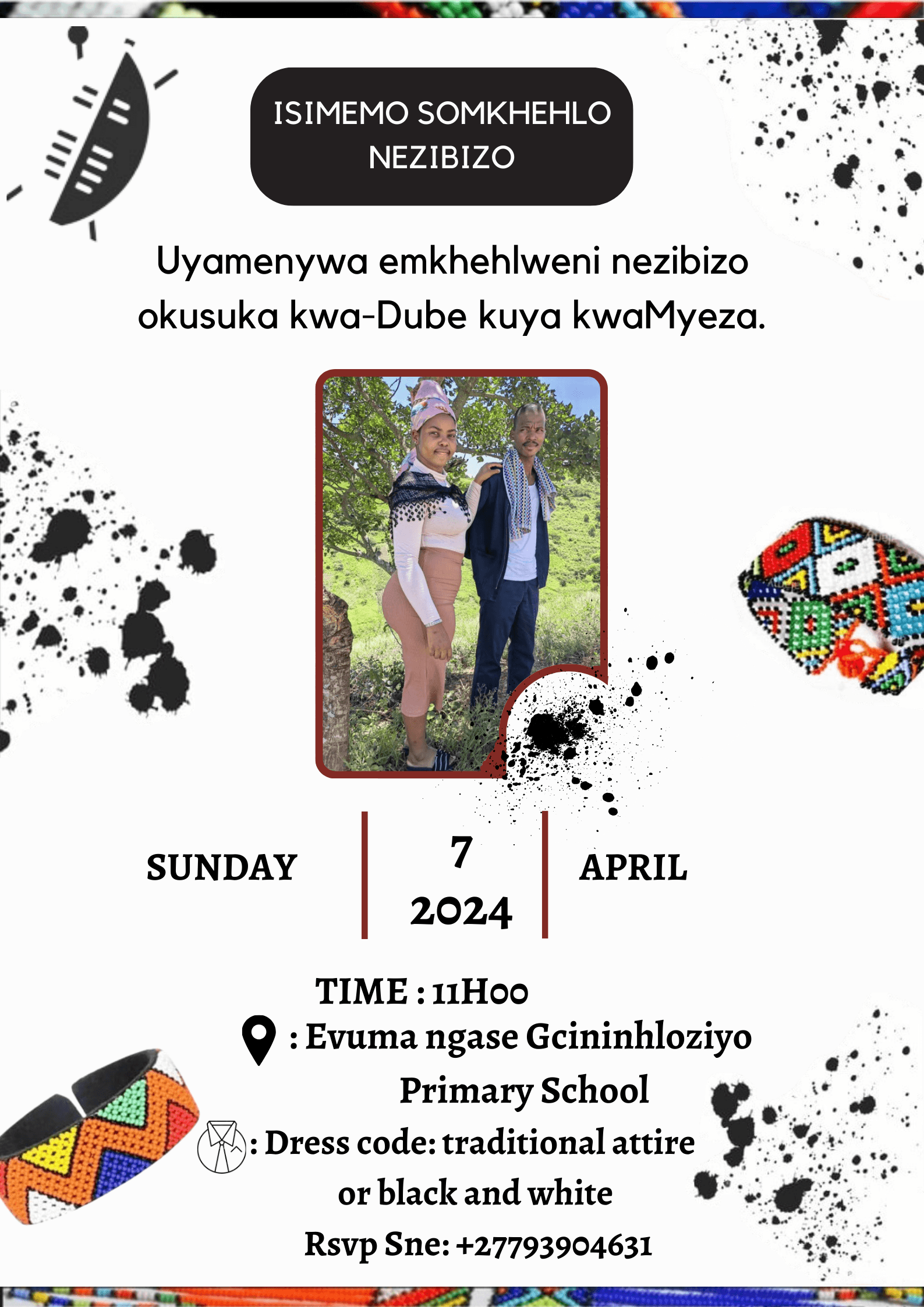 Traditional Wedding Invitation